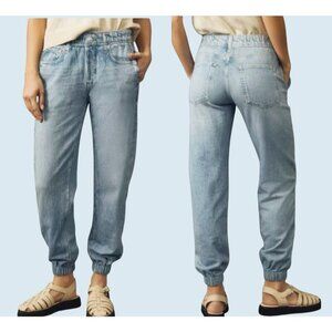 RAG & BONE Miramar Faux Denim Printed Jogger Pants Jeans Sz M